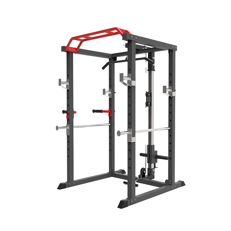 Pull Up Bar Tower - Steel Full Cage Gym Power Tower