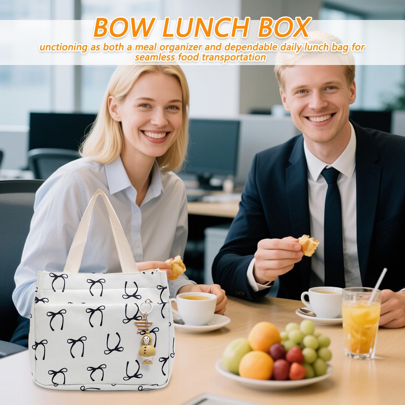 Home Gym In A Box - Lunch Box Bag Bow Pattern Leakproof