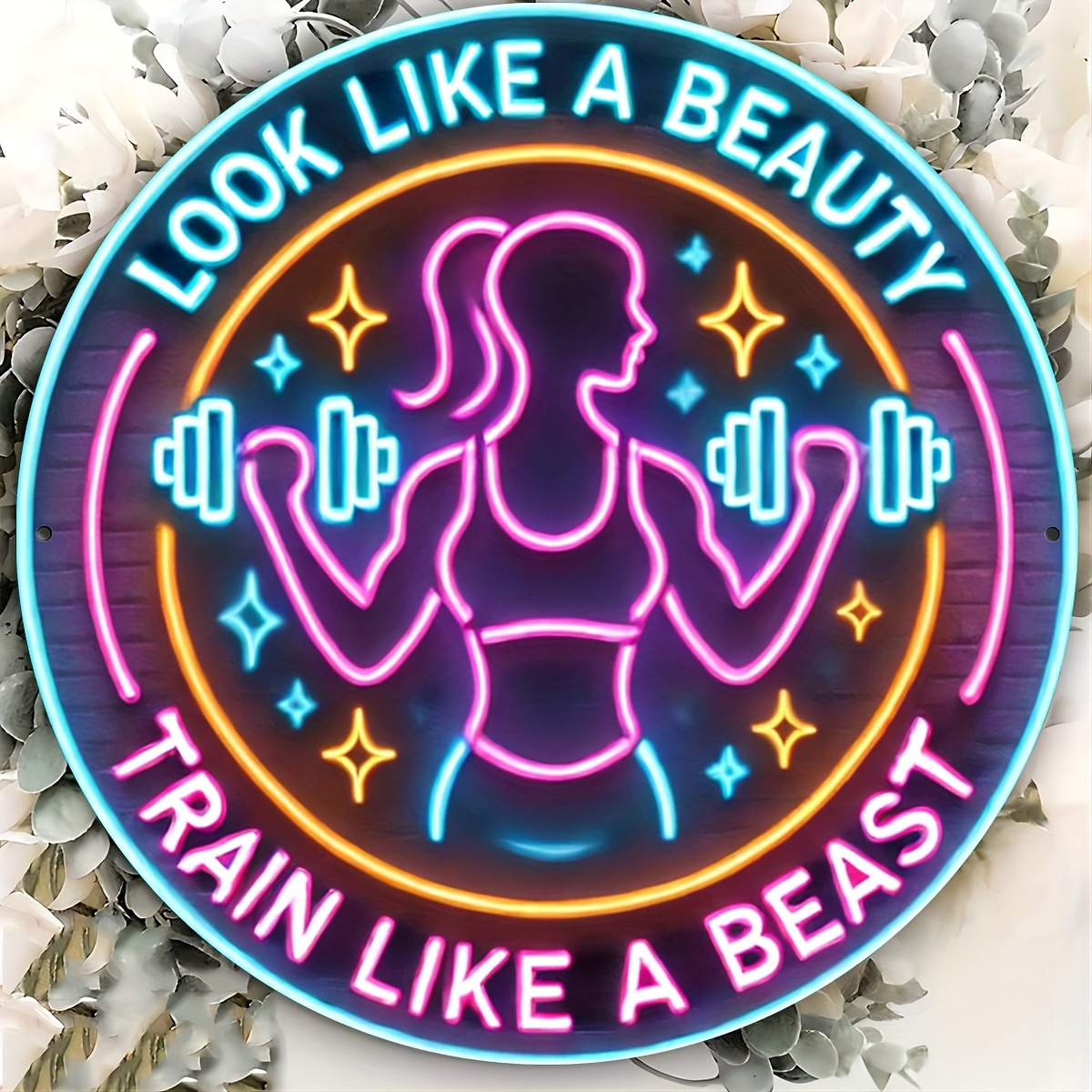 Home Gym Yoga - HD Tin Sign 