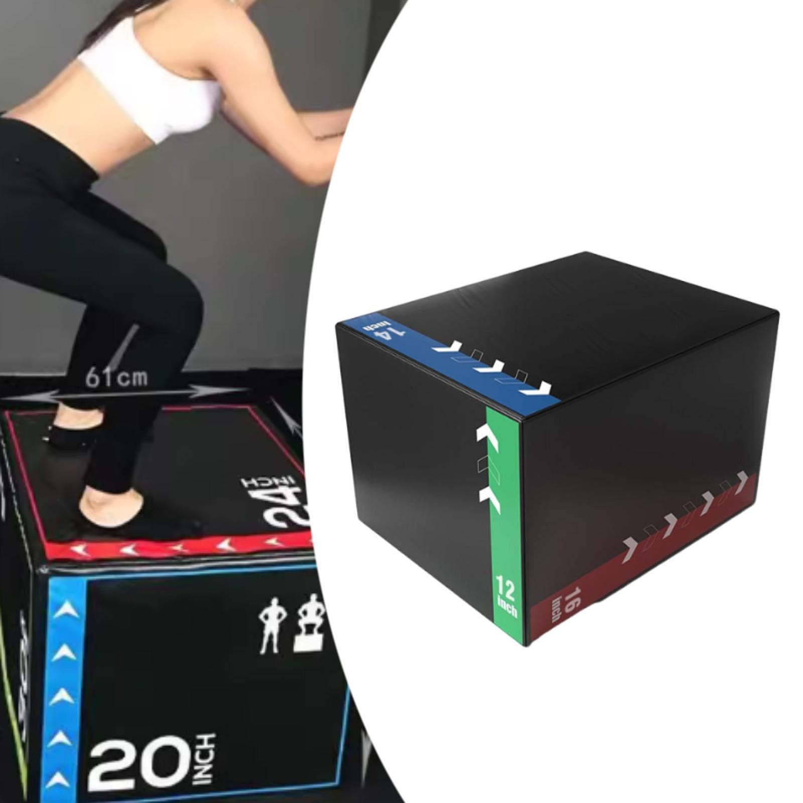 Home Gym In A Box - Plyo Jumping Exercise Box Portable Agility