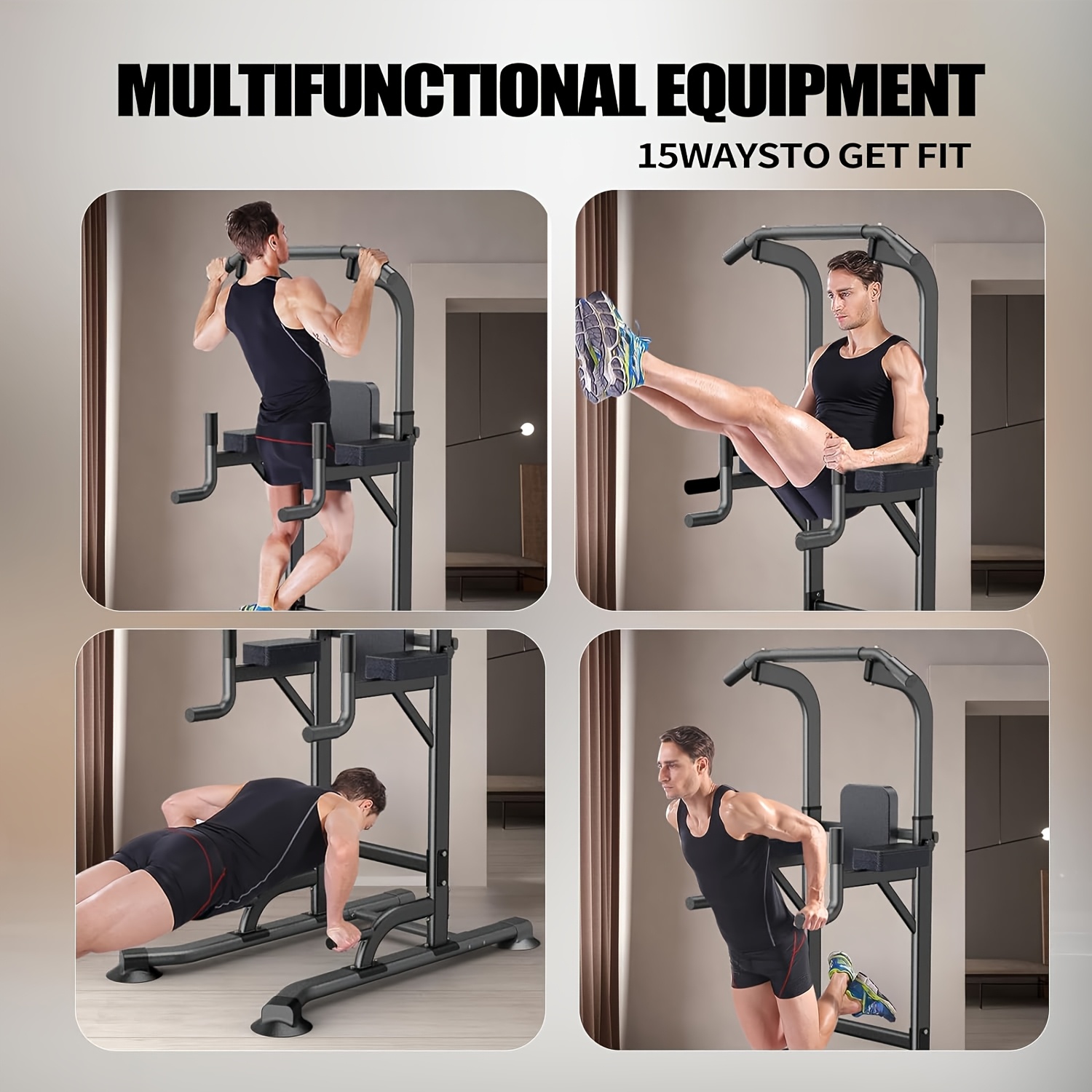 Djustable Height Power Tower D – обзор и цена Pull Up Bar Tower