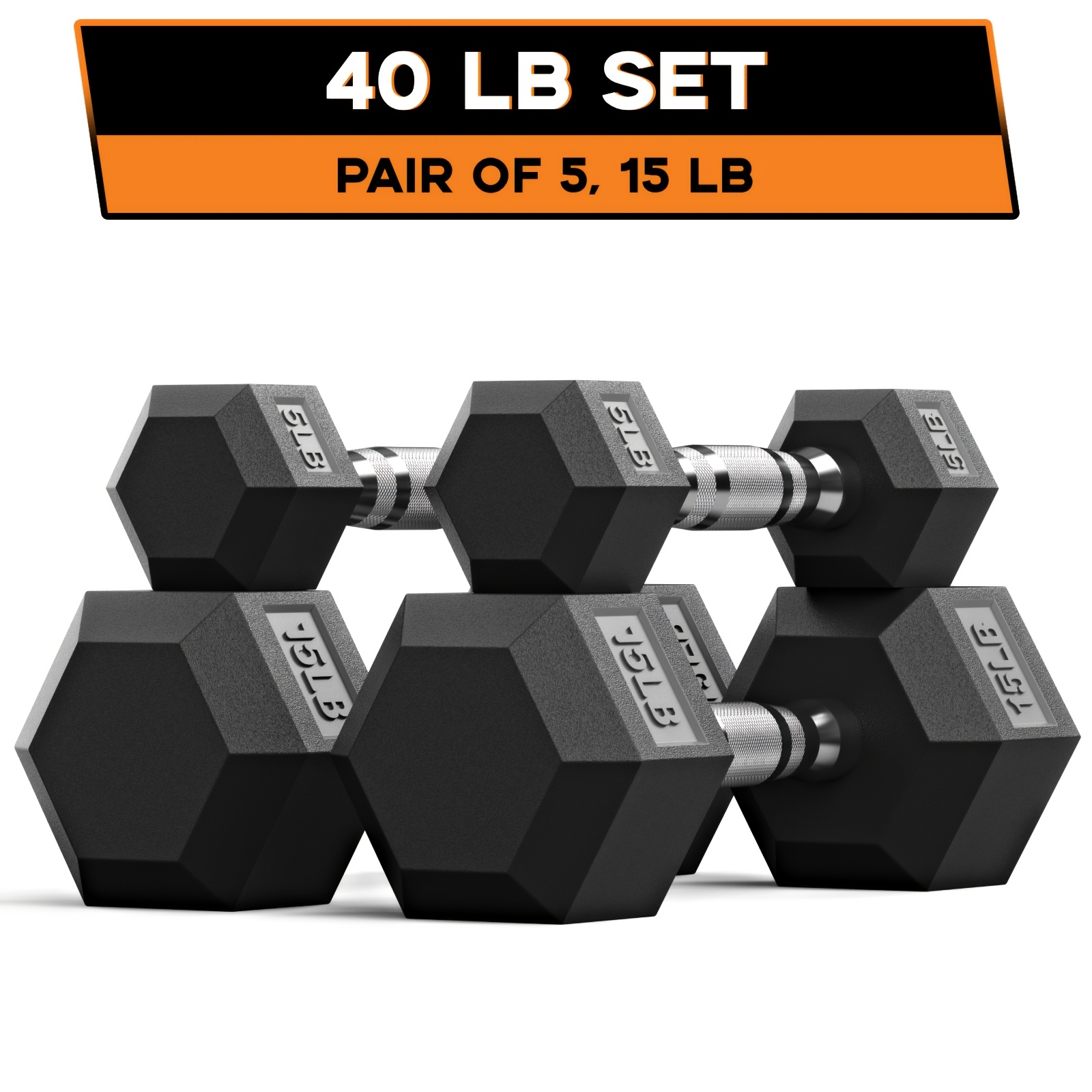 40-355LB HEX Dumbbell Set Rubb – обзор и цена Home Gym Dumbbell Set