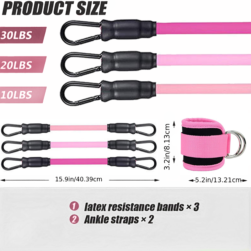 Ankle Straps Resistance Bands  – обзор и цена Home Gym Kit For Men
