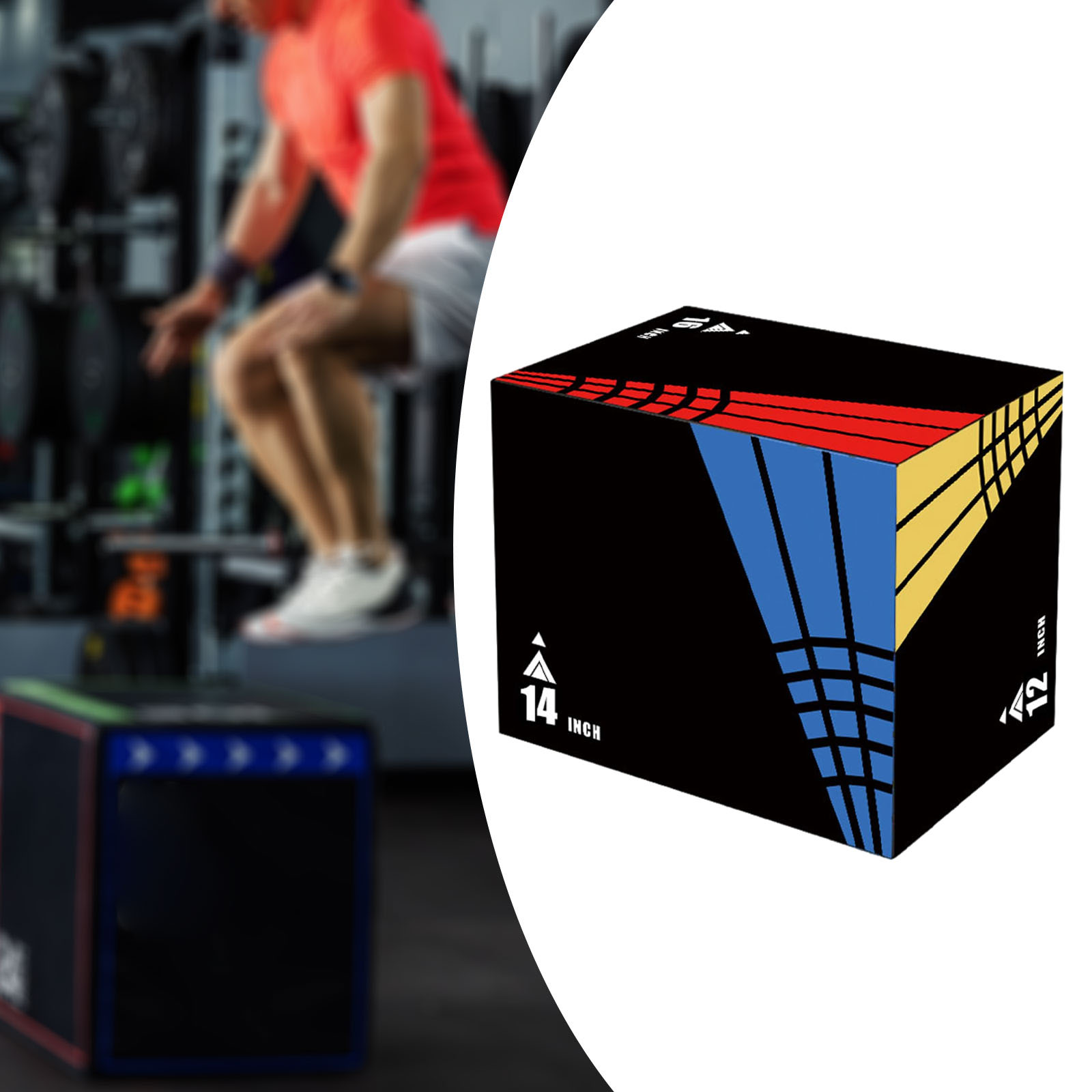 3-in-1Jump Box Plyometric Box  – обзор и цена Home Gym Kit For Men