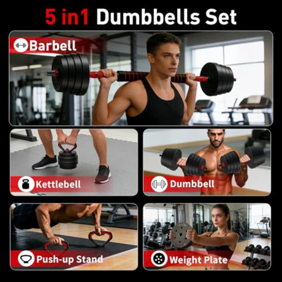 Adjustable Dumbbells 90 LB/75  – обзор и цена Home Gym Used