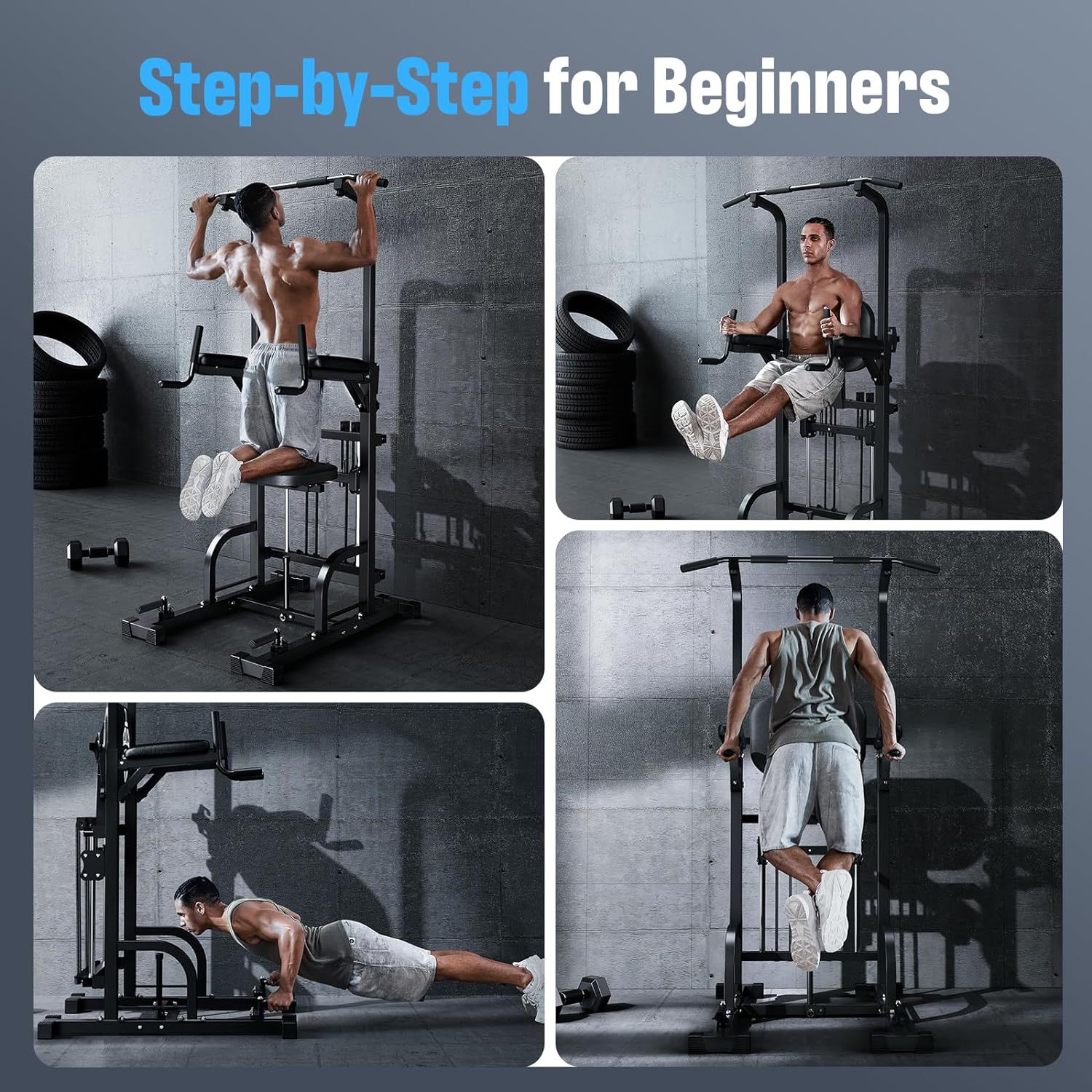 Power Tower Pull-Up Dip Statio – обзор и цена Pull Up Bar Tower