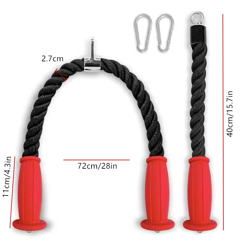 Ergonomic Tricep Ropes Non-Sli – обзор и цена Home Gym Rig