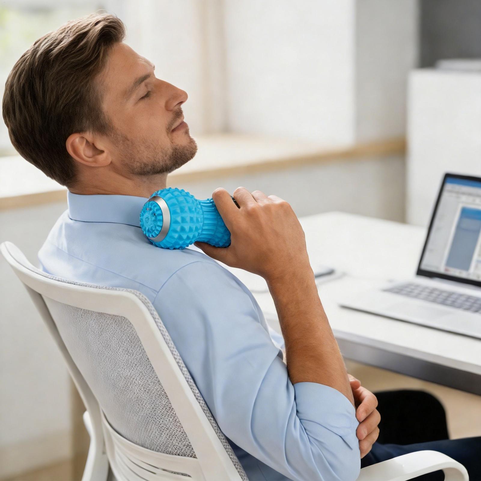 Vibrating Massage Roller Neck  – обзор и цена Home Gym Yoga