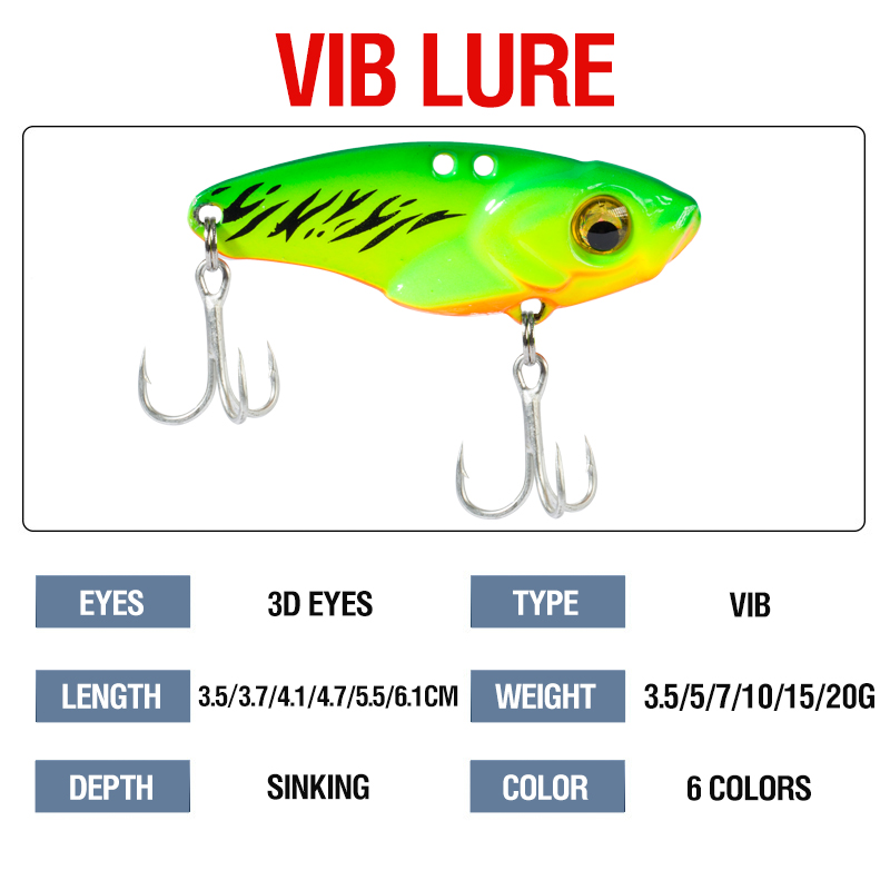 6PCS Metal VIB Lure 5g 7g 10g  – обзор и цена Wobble Board Balance