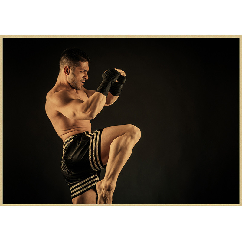 Kraft Paper Painting Poster Bo – обзор и цена Home Gym Wallpaper