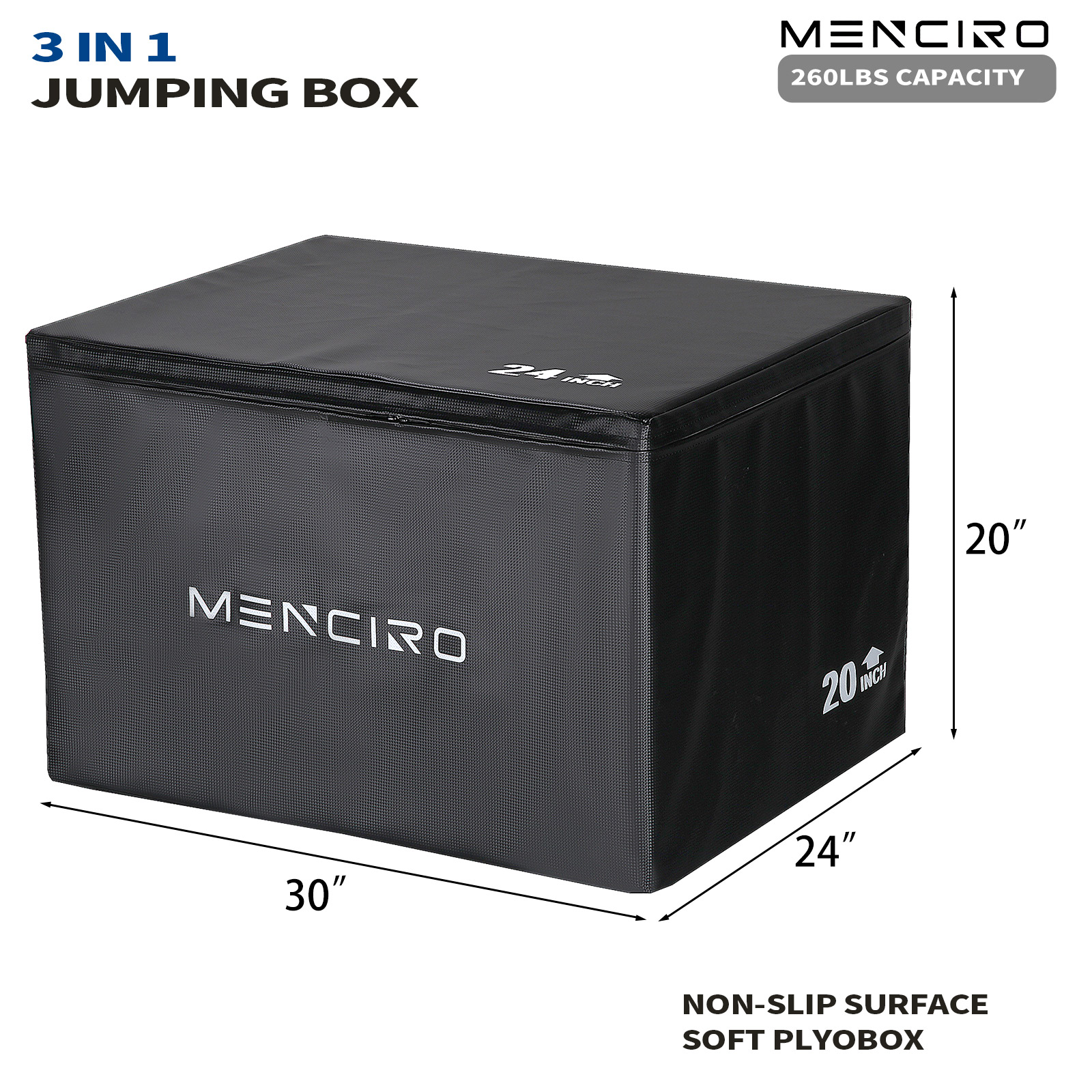 MENCIRO PE Foam Jump Box Home  – обзор и цена Home Gym In A Box