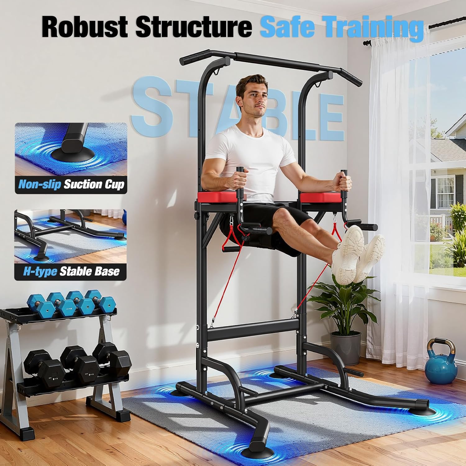 Heavy-Duty Power Tower Pull Up – обзор и цена Pull Up Bar Tower