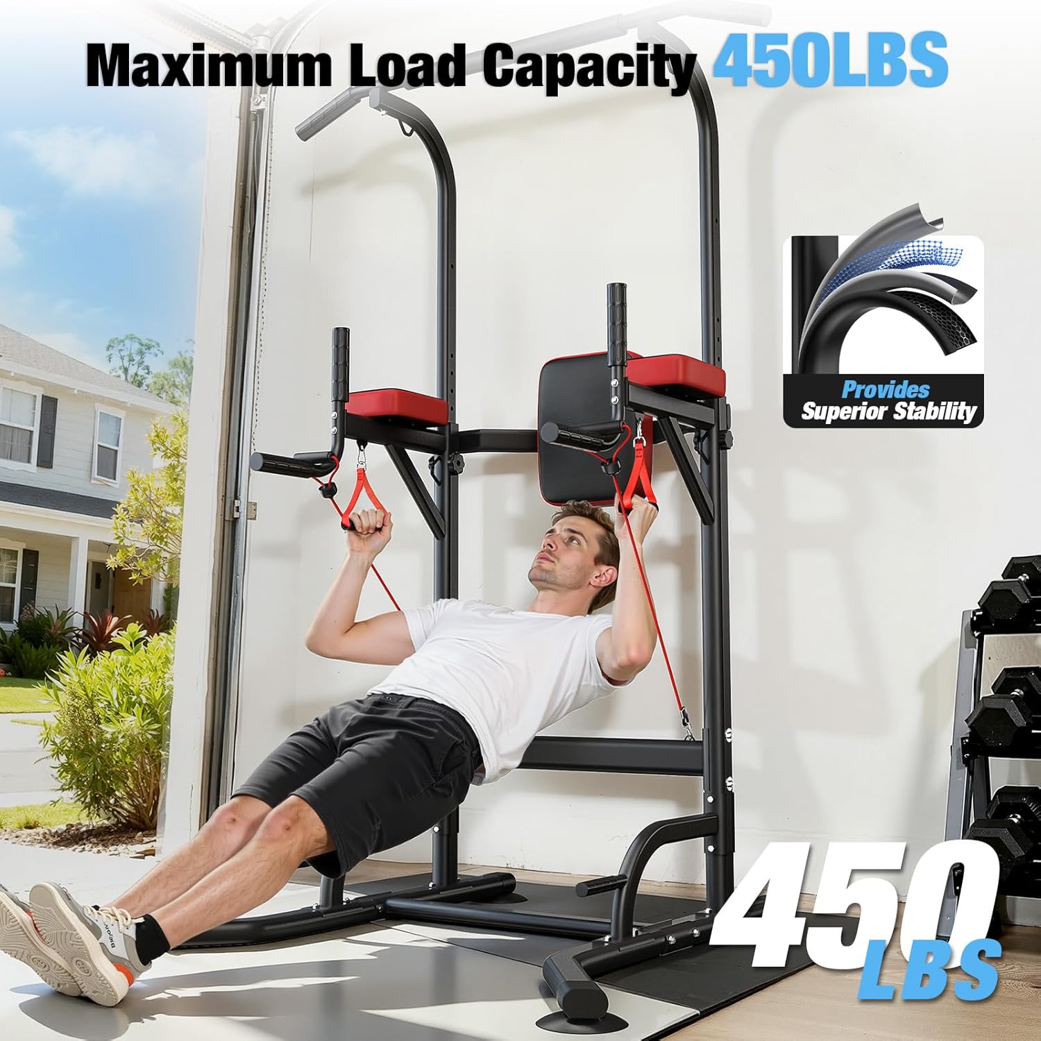 Heavy-Duty Power Tower Pull Up – обзор и цена Pull Up Bar Tower