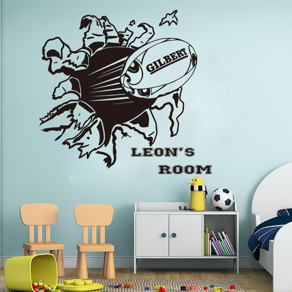 Personalized Name Rugby Wall S – обзор и цена Home Gym Wallpaper