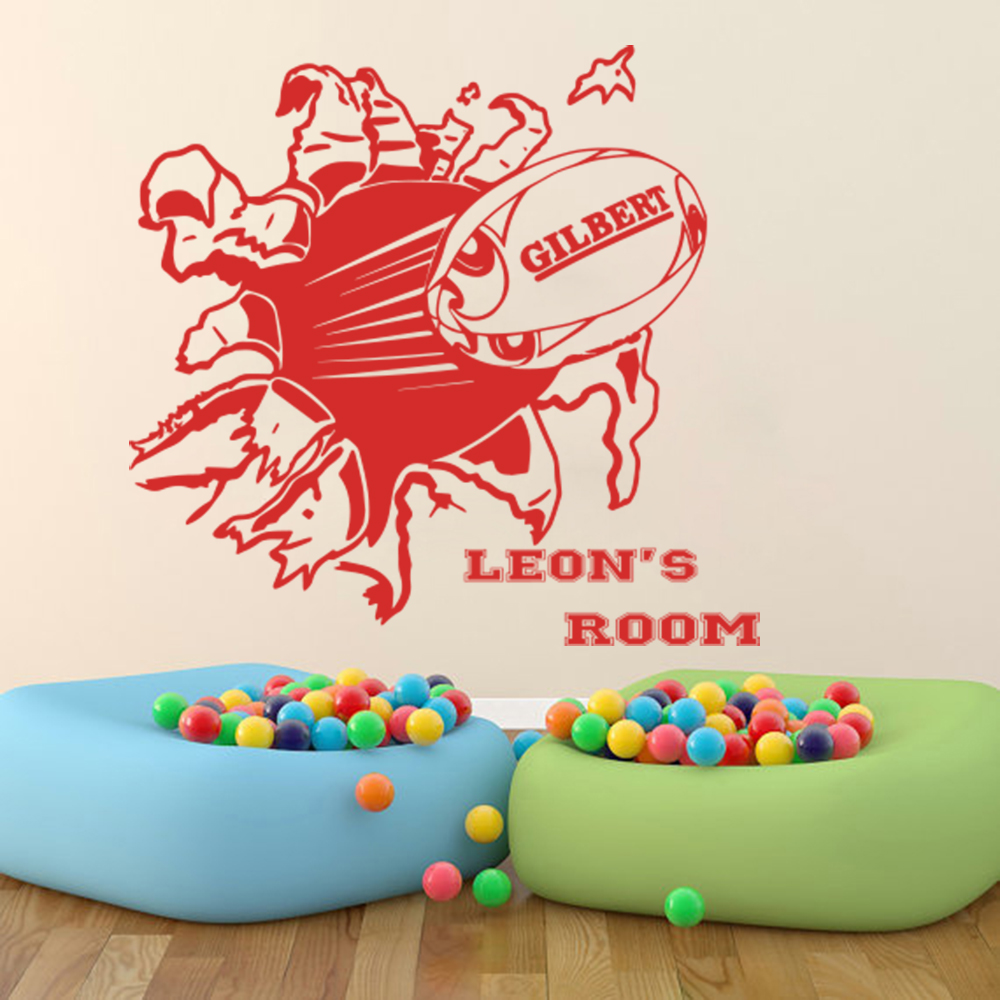 Personalized Name Rugby Wall S – обзор и цена Home Gym Wallpaper