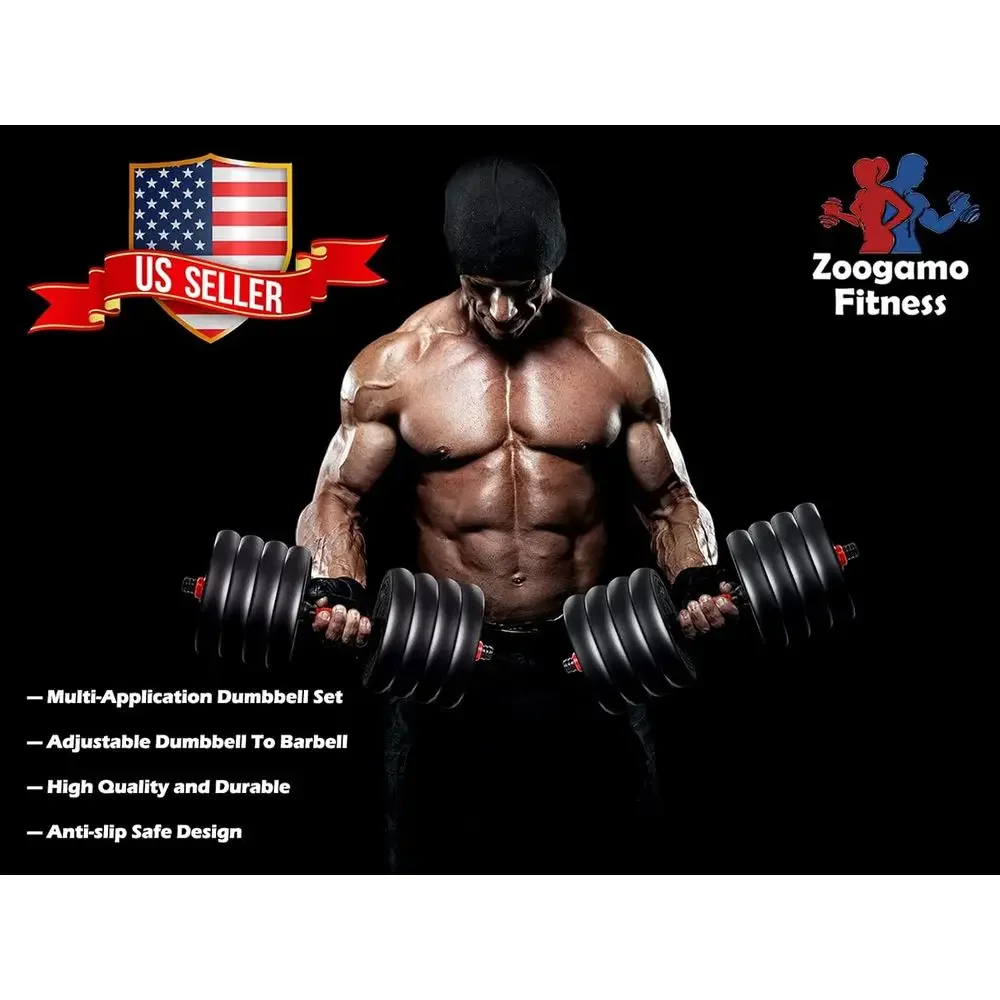 88-110 Lbs Adjustable Dumbbell – обзор и цена Home Gym Dumbbell Set