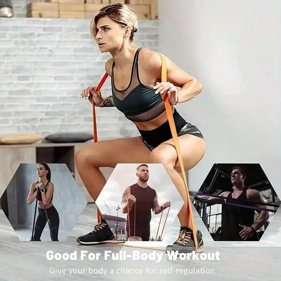 5pcs/Set Resistance Bands Kit, – обзор и цена Home Gym Kit For Men
