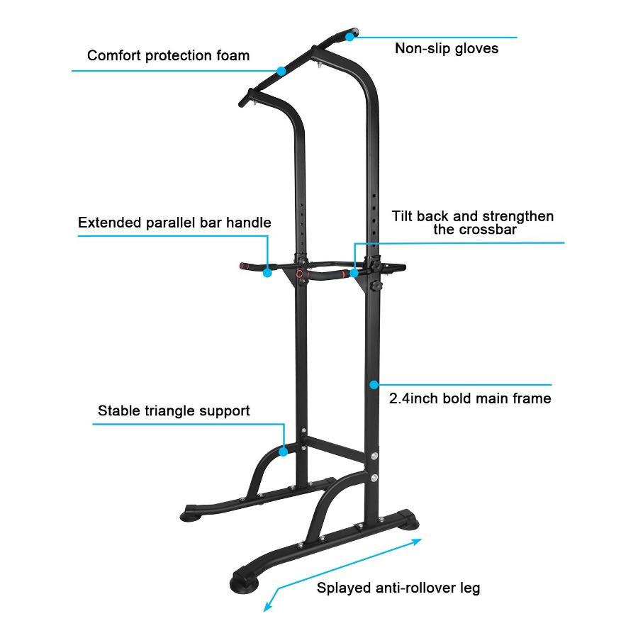 Power Tower Workout Dip Statio – обзор и цена Pull Up Bar Tower