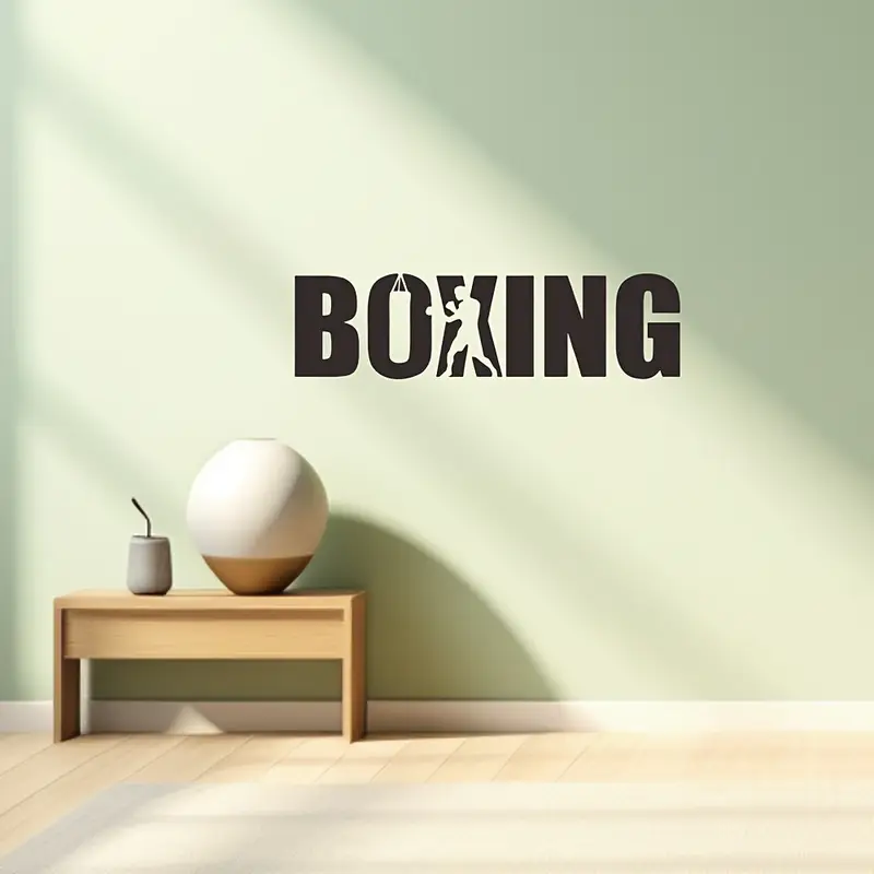 Inspirational Boxer Wall Decal – обзор и цена Home Gym Wallpaper