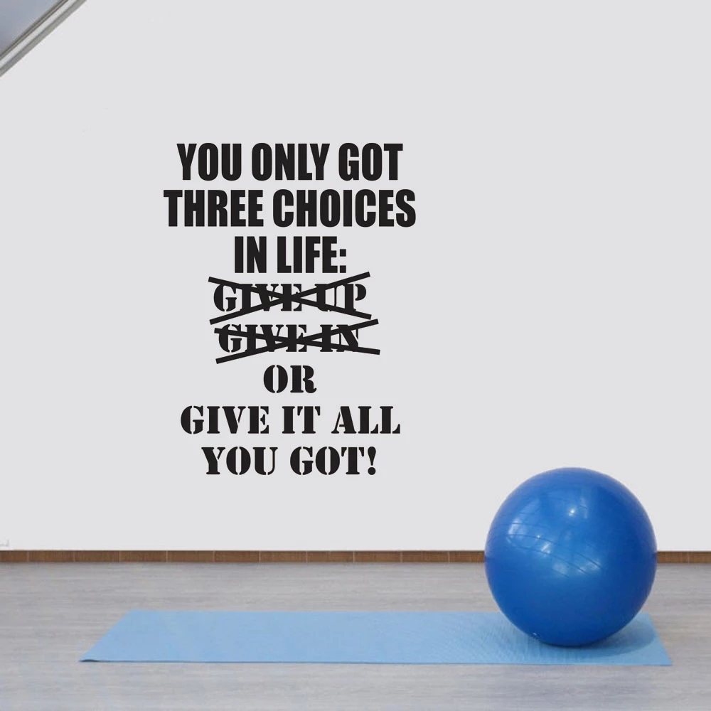 1 pc hot sale GYM culture Wall – обзор и цена Home Gym Wallpaper