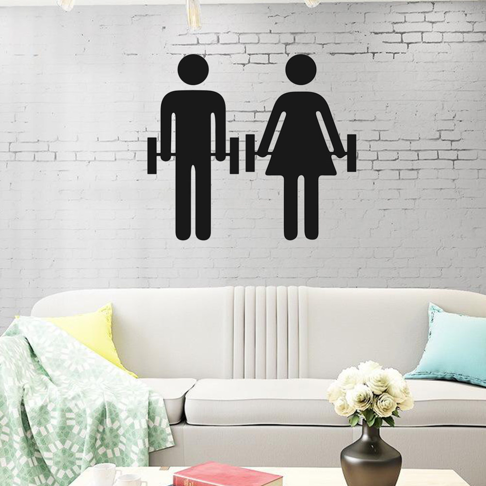 Wall Sticker Removable Vinyl D – обзор и цена Home Gym Wallpaper