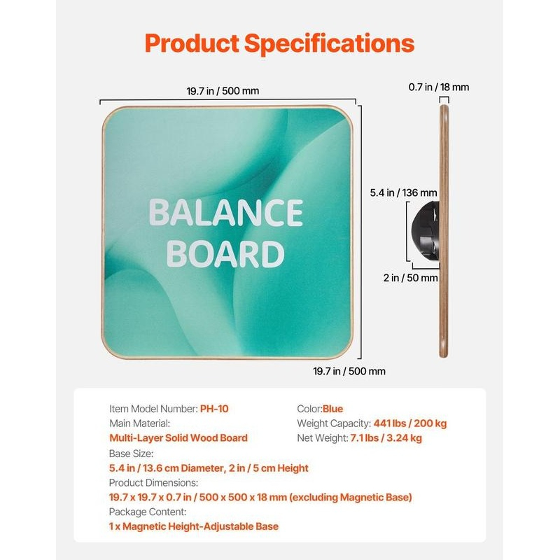 Balance Board, 360° Rotating W – обзор и цена Wobble Board Balance