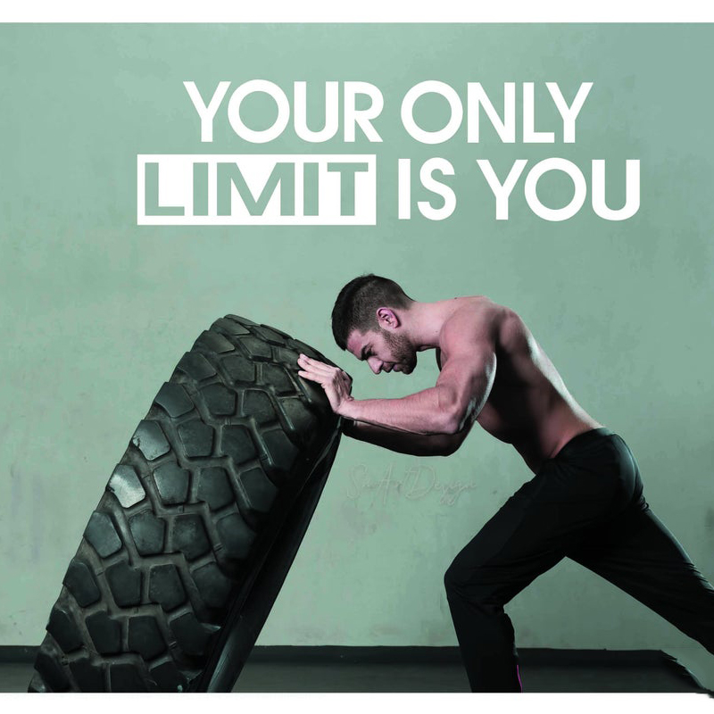 Your only limit is you - Wall  – обзор и цена Home Gym Wallpaper