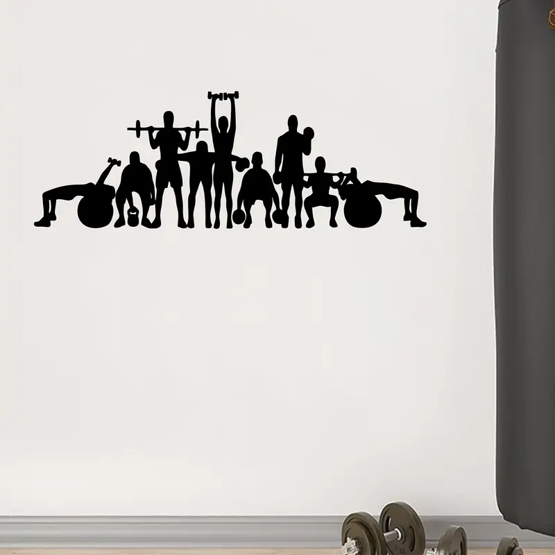 Vinyl Wall Art for Fitness Ent – обзор и цена Home Gym Wallpaper