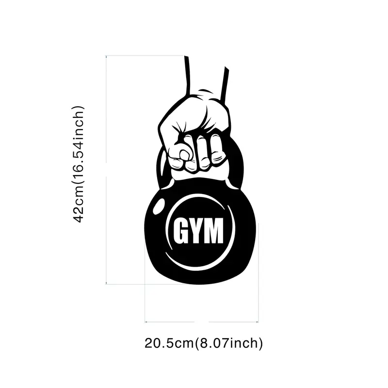Gym Wall Decal Sticker - Kettl – обзор и цена Home Gym Wallpaper